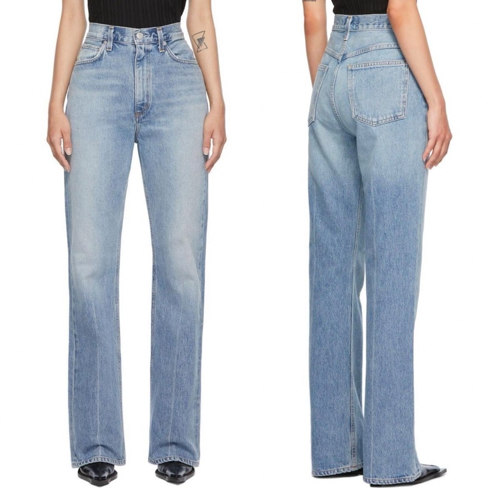 NWT Agolde Vintage High Rise Flare Leg Jeans Clamour Wash